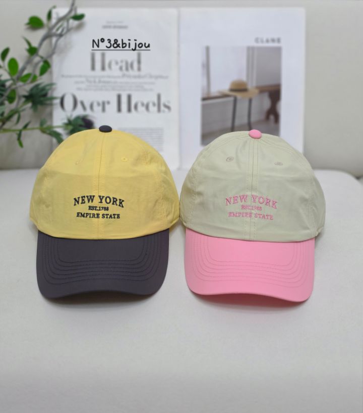 N3韓國東大門代購女士新款人氣休閑推薦職業熱賣帽子撞色N3帽子