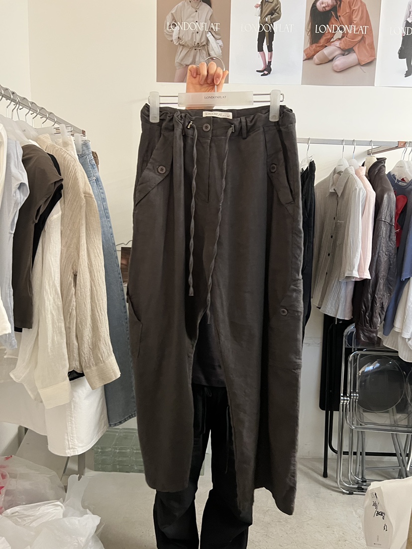 LONDON FLAT韓國東大門直郵女裝新款時尚人氣休閑褲纖維LONDON FLAT休閑褲圖色2