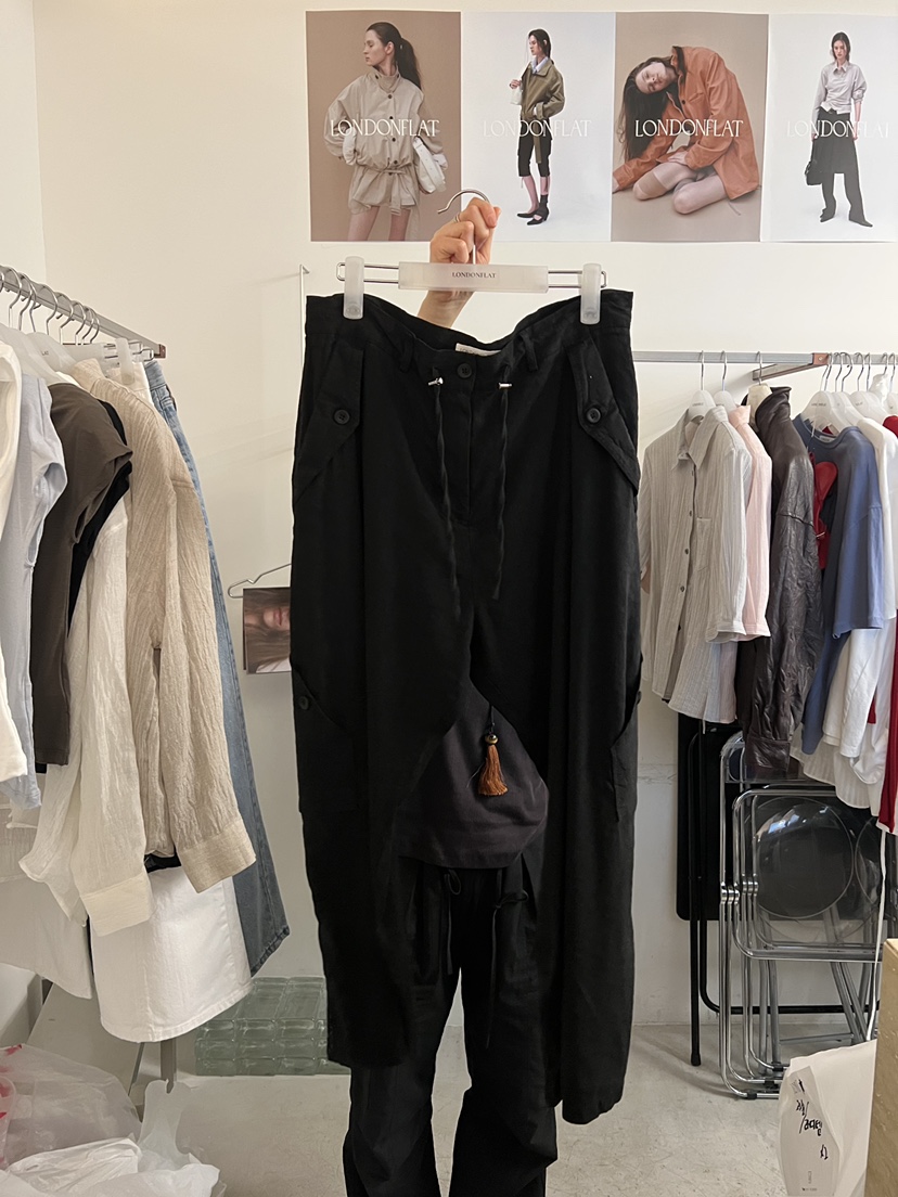 LONDON FLAT韓國東大門直郵女裝新款時尚人氣休閑褲纖維LONDON FLAT休閑褲圖色3