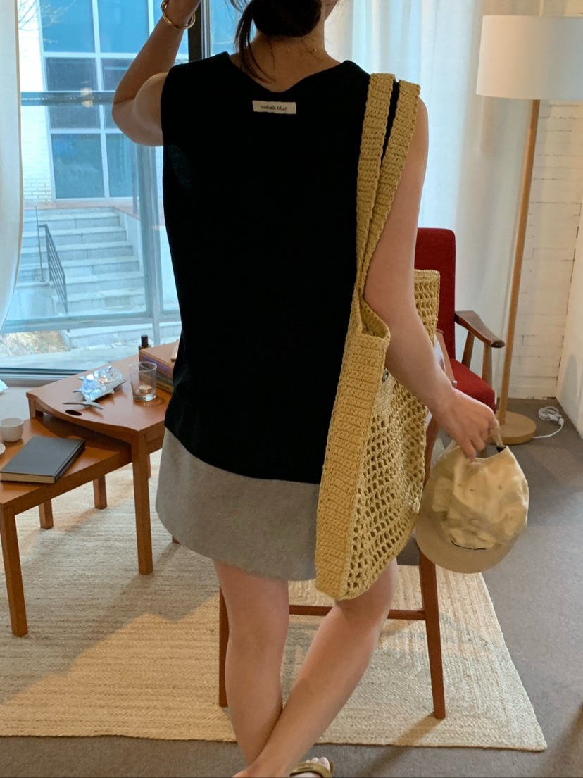 COBALT BLUE韓國東大門直郵女裝新品熱賣26春夏吊帶背心COBALT BLUE吊帶/背心