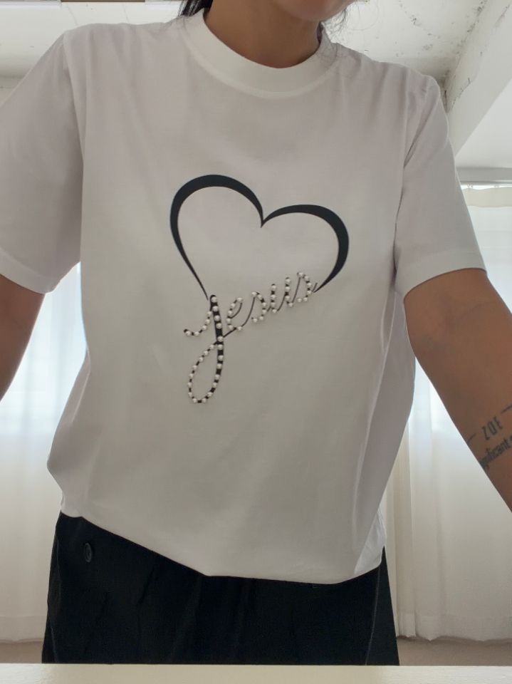 HEY/TO SEWING韓國直郵實拍女士新款時尚職業人氣休閑T恤BY HEY/TO SEWINGT恤