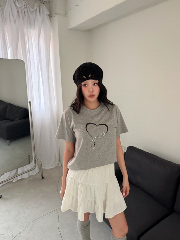 HEY/TO SEWING韓國直郵實拍女士新款時尚職業人氣休閑T恤BY HEY/TO SEWINGT恤