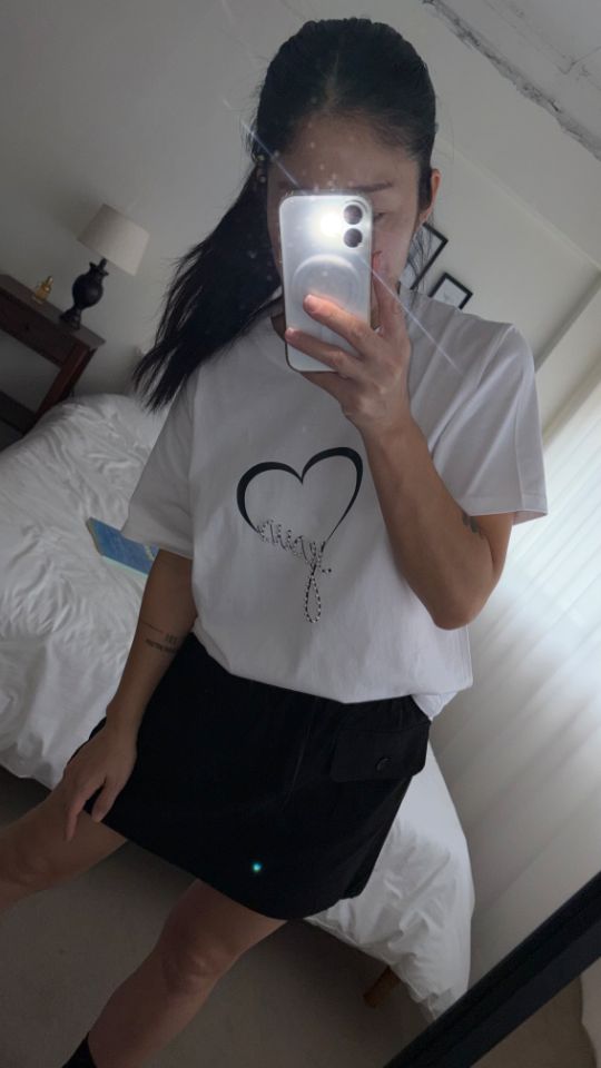 HEY/TO SEWING韓國直郵實拍女士新款時尚職業人氣休閑T恤BY HEY/TO SEWINGT恤