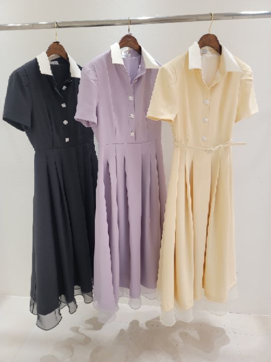 CATS韓國直郵實拍女裝新款26春夏推薦熱賣時尚休閑連衣裙CAT.S連衣裙