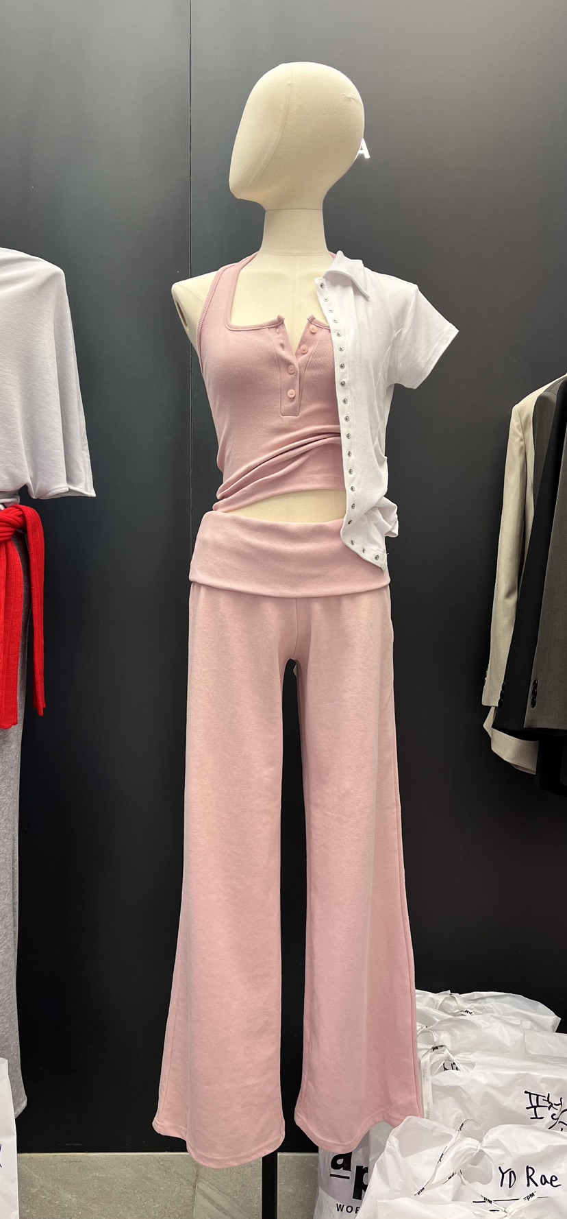 UNA/THE MAY韓國直郵女士新款職業26春夏套裝兩件套套裝THEMAY/UNA套裝圖色1