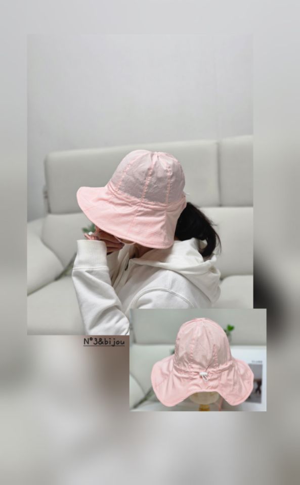 N3韓國直郵女士新款26春夏人氣熱賣休閑推薦職業帽子漁夫帽N3帽子