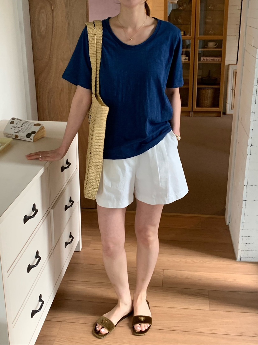 COBALT BLUE韓國東大門代購女裝新款時尚休閑26春夏職業T恤COBALT BLUET恤圖色4