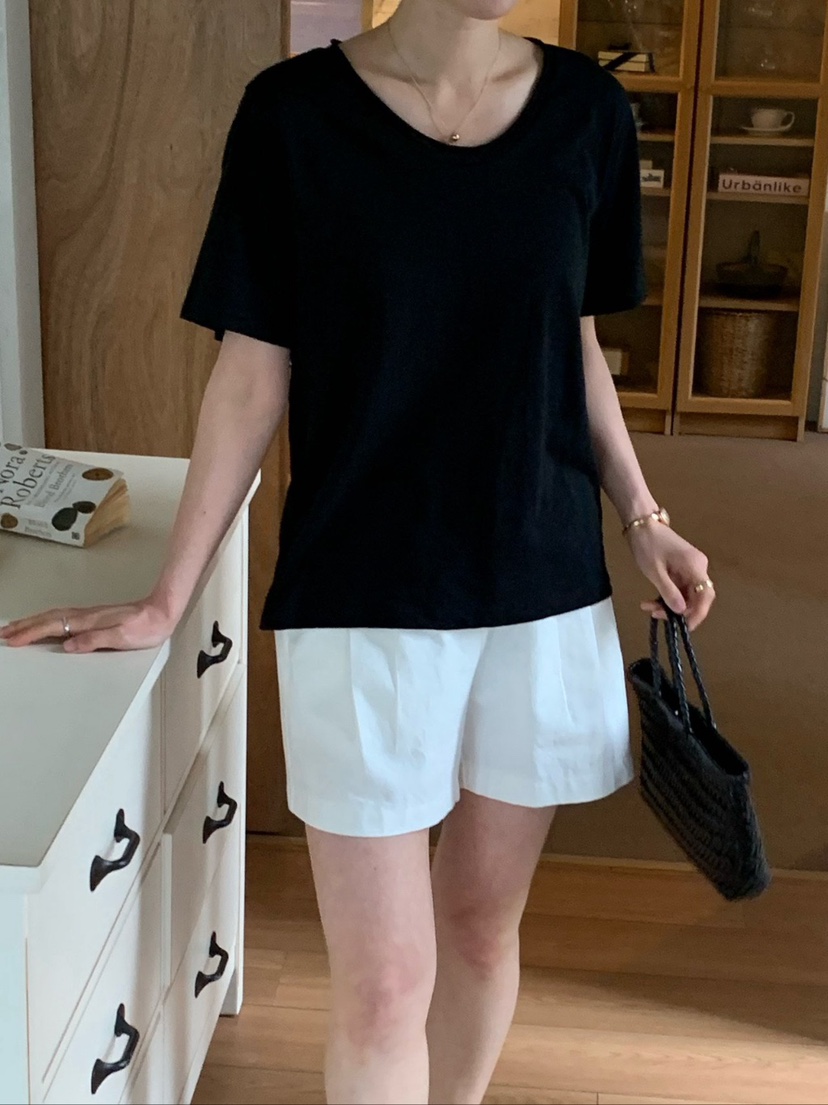 COBALT BLUE韓國東大門代購女裝新款時尚休閑26春夏職業T恤COBALT BLUET恤圖色5