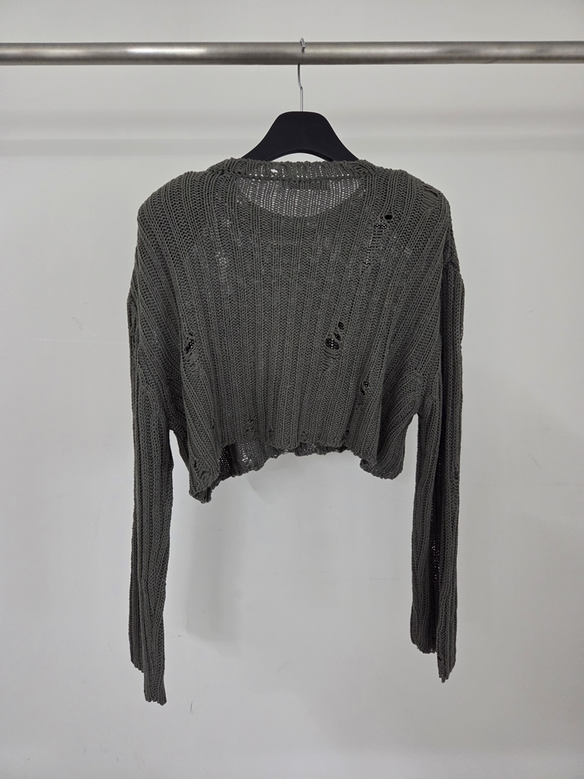 VERANDA韓國直郵實拍女士新款26春夏休閑人氣熱賣針織衫復古VERANDA針織衫