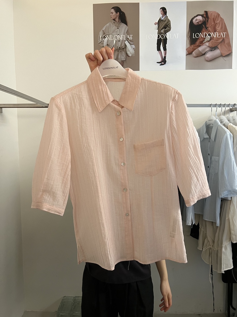 LONDON FLAT韓國東大門直郵女士新品推薦熱賣襯衫蕾絲衫LONDON FLAT襯衫/蕾絲衫圖色2