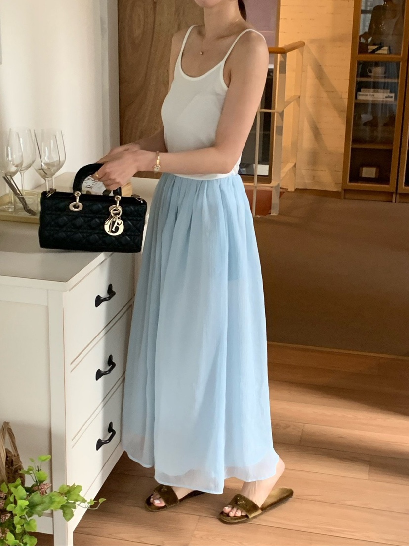 COBALT BLUE韓國東大門代購女士新款休閑推薦職業26春夏長裙COBALT BLUE長裙