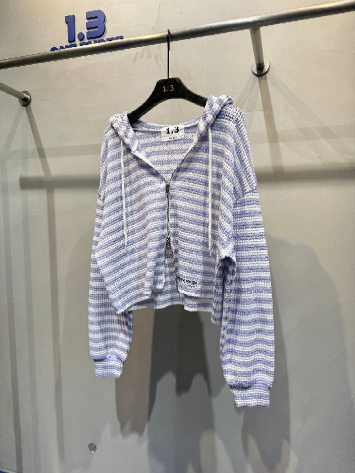 1.3韓國直郵實拍女裝新款人氣休閑熱賣時尚夾克連帽衫棉1.3夾克