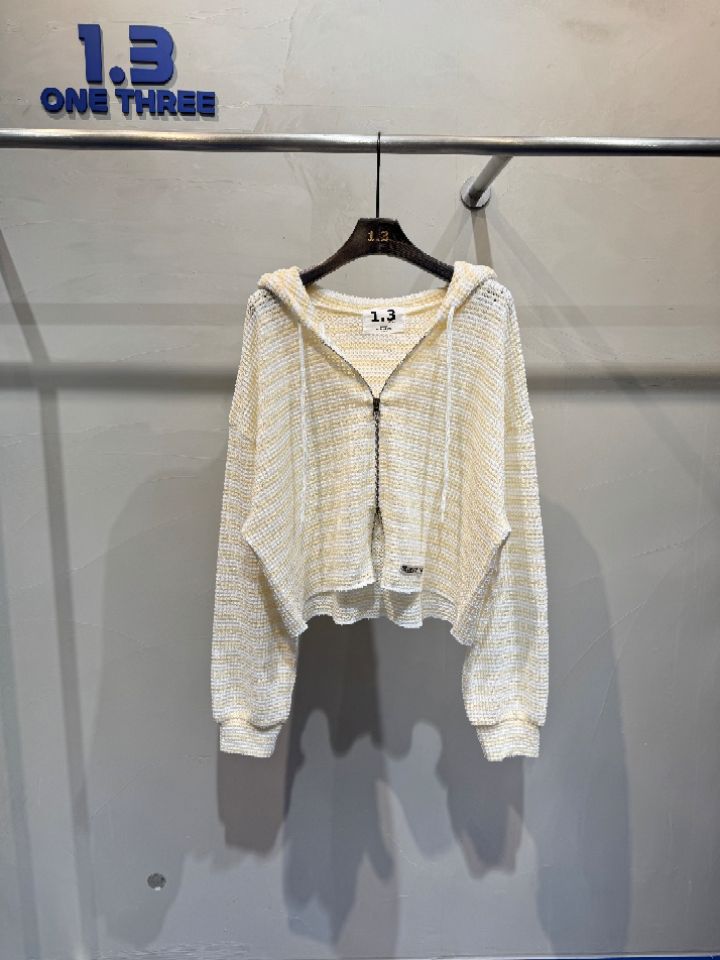 1.3韓國直郵實拍女裝新款人氣休閑熱賣時尚夾克連帽衫棉1.3夾克圖色2