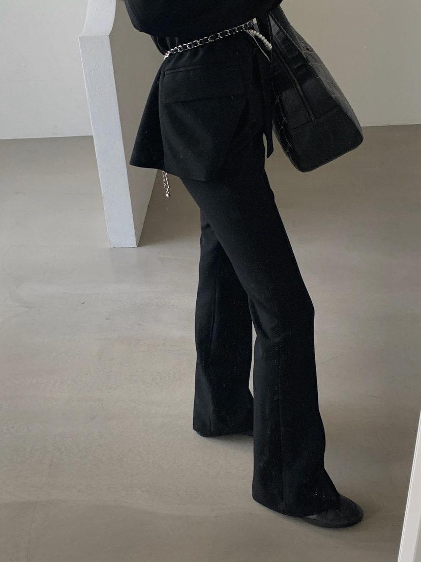 VERANDA韓國直郵實拍女士新款26春夏人氣休閑職業休閑褲露肩VERANDA休閑褲