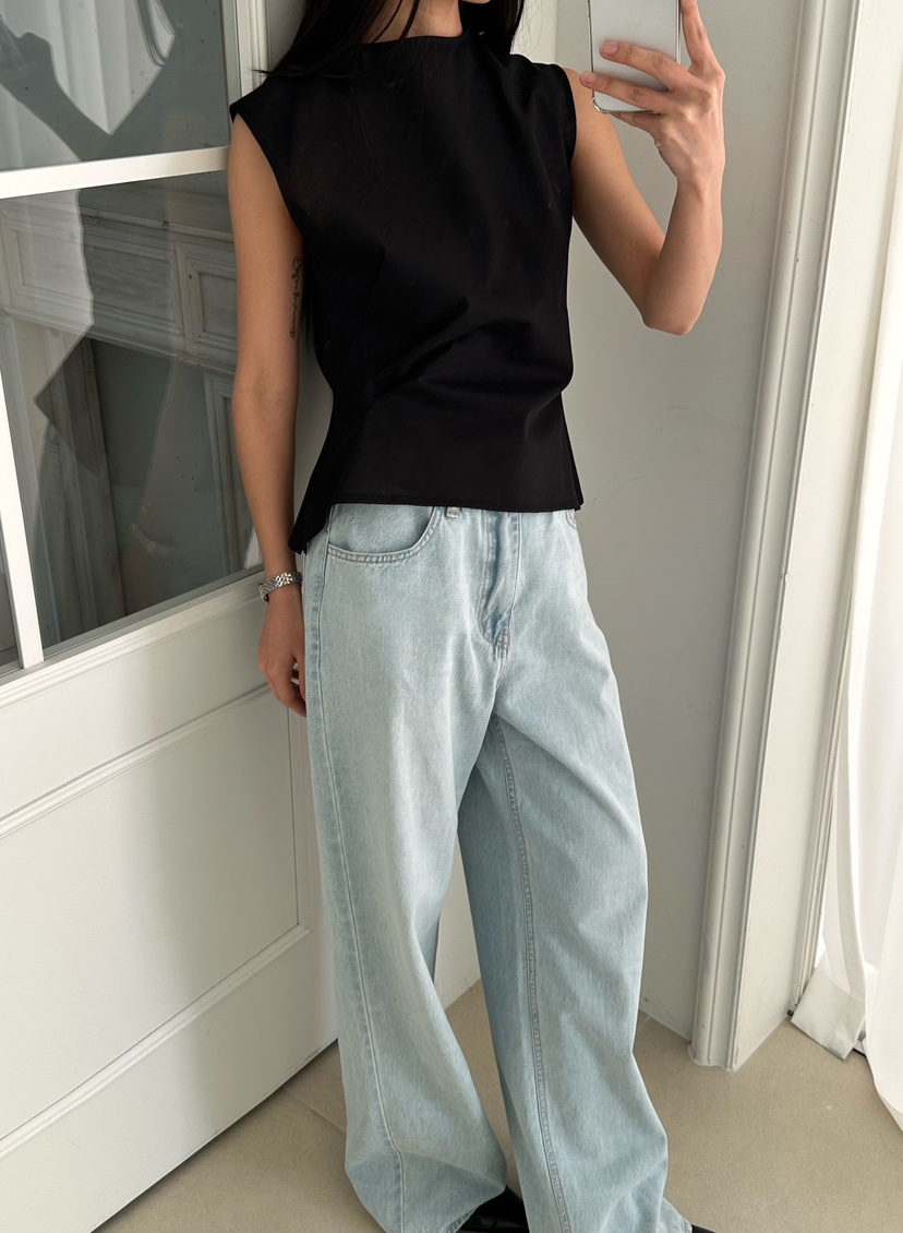 LE VASE韓國代購女裝新款推薦時尚熱賣人氣休閑吊帶背心LE VASE吊帶/背心