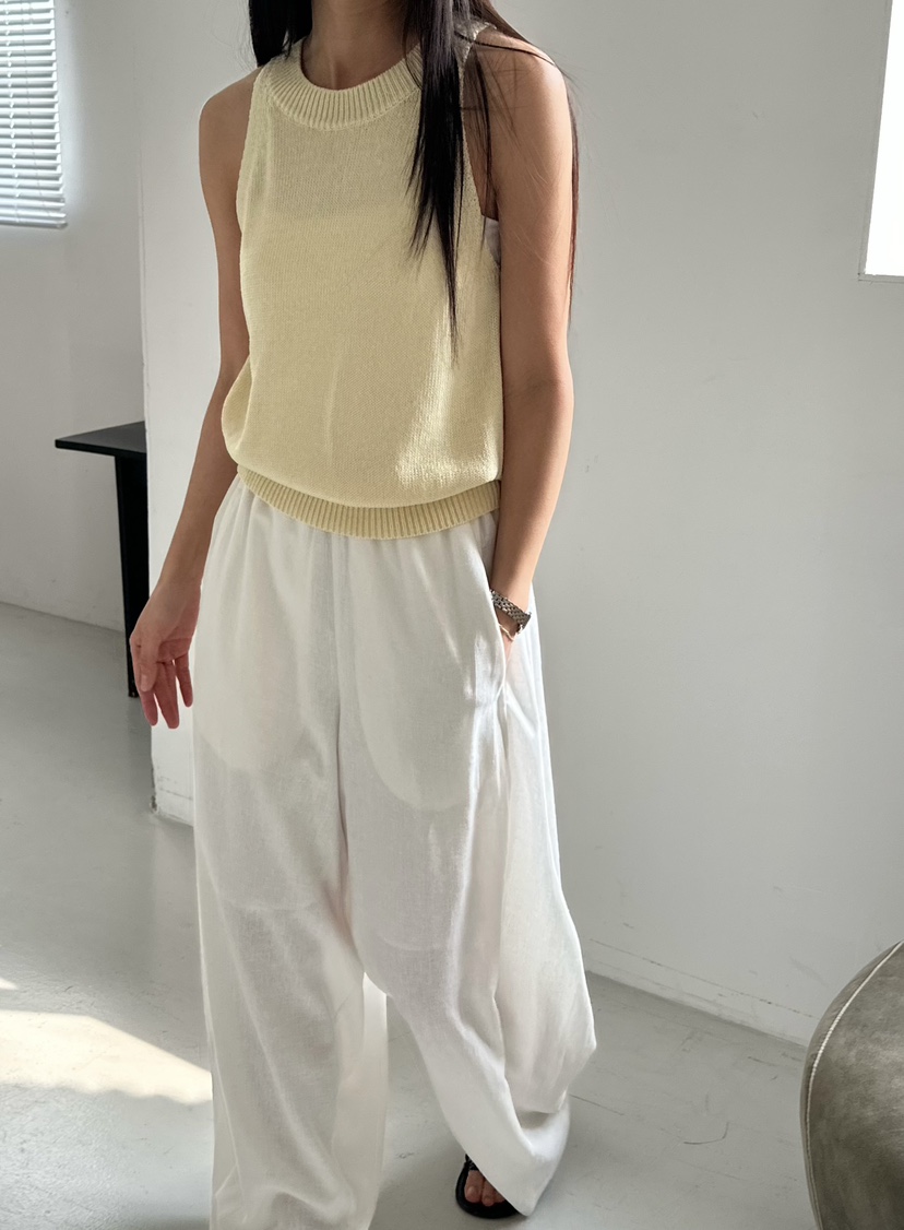 LE VASE韓國代購女裝新品人氣時尚26春夏職業推薦吊帶背心LE VASE吊帶/背心