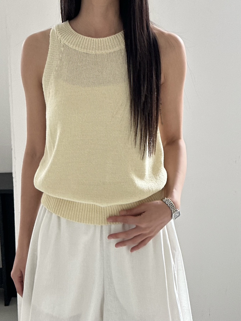 LE VASE韓國代購女裝新品人氣時尚26春夏職業推薦吊帶背心LE VASE吊帶/背心