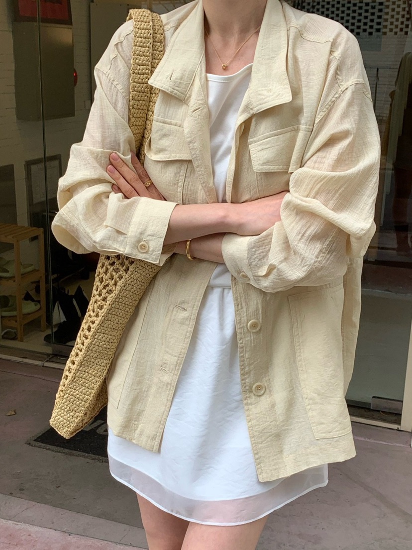 COBALT BLUE韓國東大門代購女士新品人氣熱賣職業26春夏夾克COBALT BLUE夾克