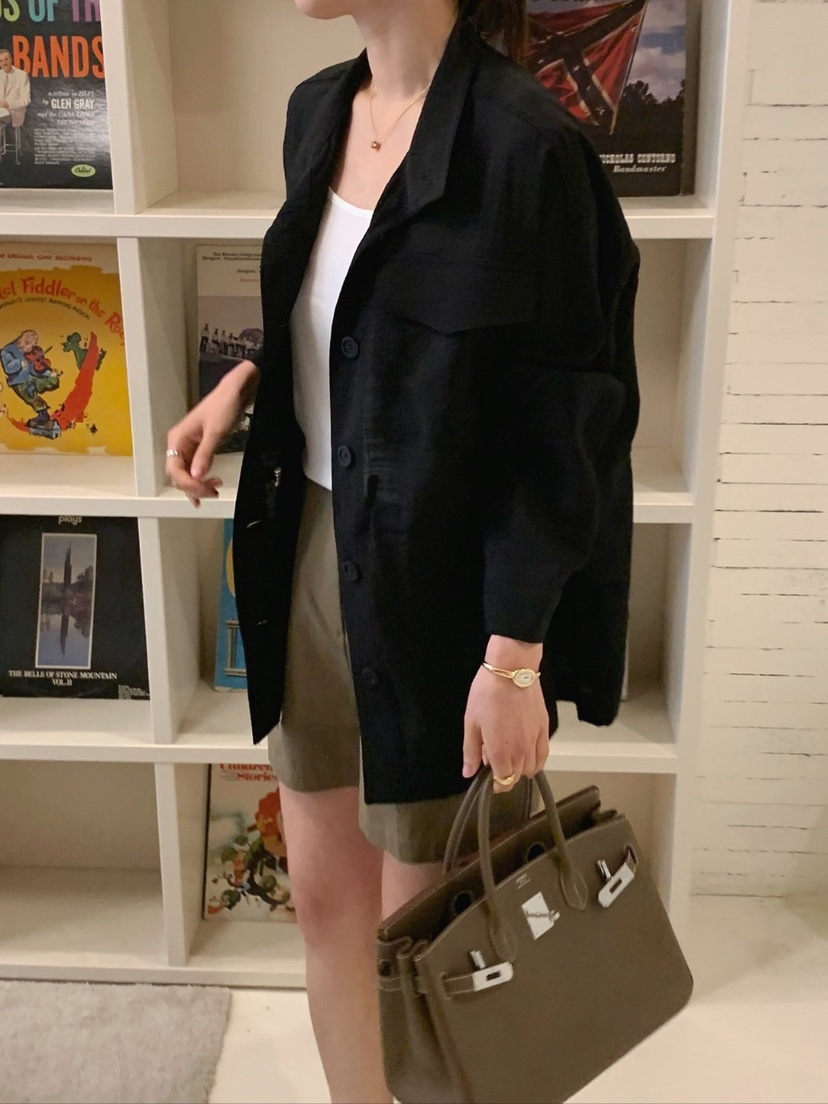 COBALT BLUE韓國東大門代購女士新品人氣熱賣職業26春夏夾克COBALT BLUE夾克