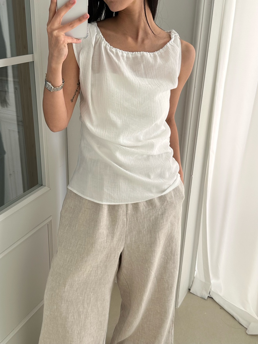 LE VASE韓國東大門直郵女士新品時尚26春夏人氣吊帶背心LE VASE吊帶/背心圖色2