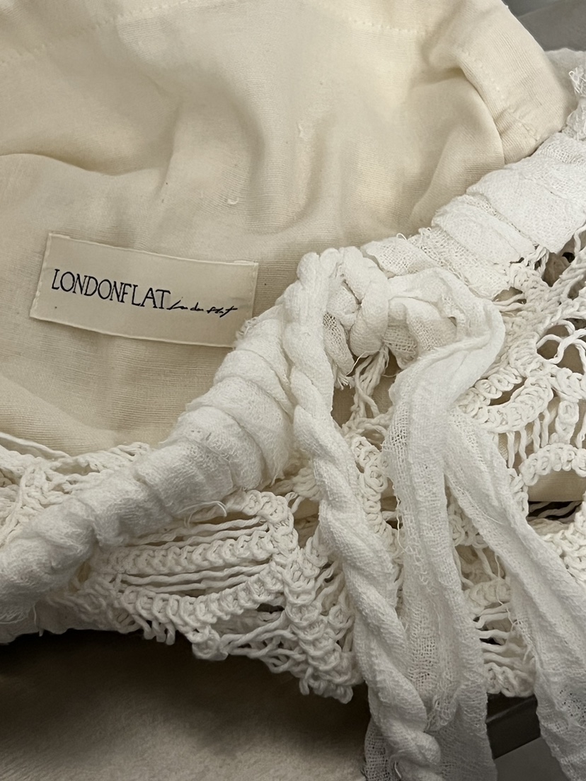 LONDON FLAT韓國直郵女士新款熱賣人氣單肩斜跨包鉤針編織LONDON FLAT單肩/斜跨包