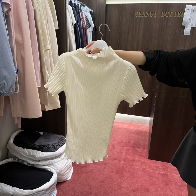 PEANUT BUTTER韓國直郵實拍女士新品推薦26春夏休閑熱賣T恤PEANUT BUTTERT恤