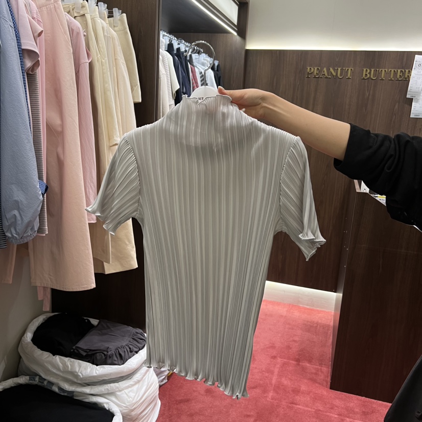 PEANUT BUTTER韓國直郵實拍女士新品推薦26春夏休閑熱賣T恤PEANUT BUTTERT恤圖色1