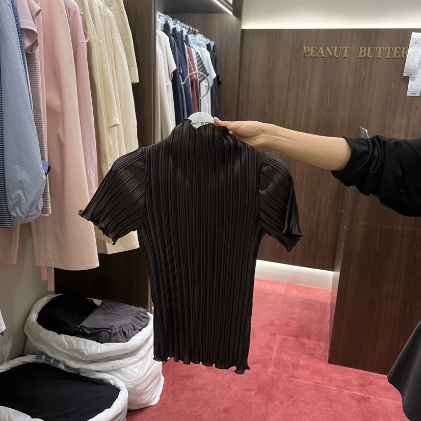 PEANUT BUTTER韓國直郵實拍女士新品推薦26春夏休閑熱賣T恤PEANUT BUTTERT恤圖色2