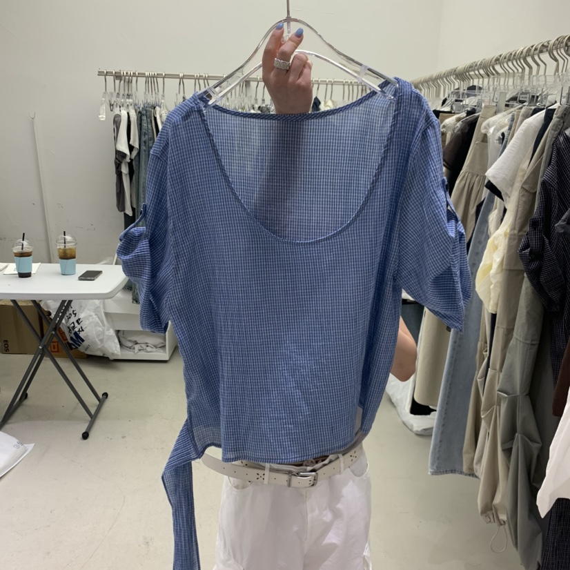 PADO韓國東大門直郵女士新品職業熱賣26春夏推薦襯衫蕾絲衫PADO襯衫/蕾絲衫