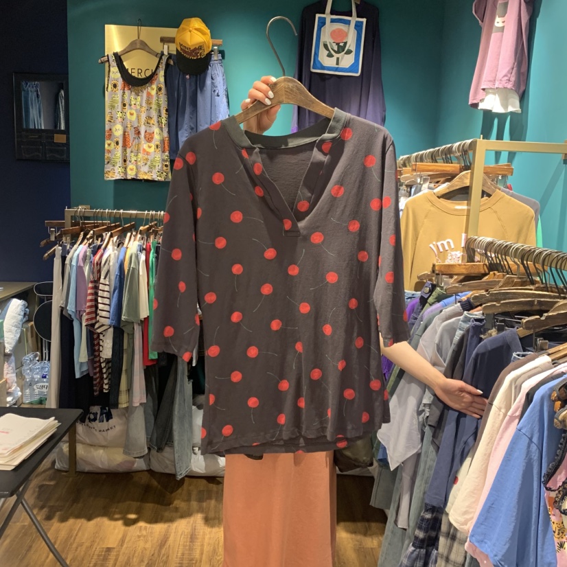 MERCI LINDA韓國直郵實拍女裝新品26春夏休閑職業長袖T恤MERCI LINDA長袖T恤圖色1