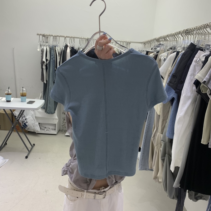 PADO韓國直郵女士新款人氣推薦職業休閑時尚熱賣26春夏T恤PADOT恤