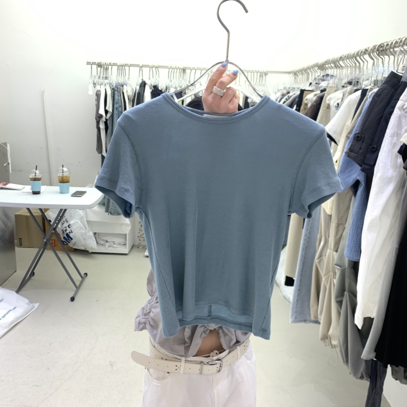 PADO韓國直郵女士新款人氣推薦職業休閑時尚熱賣26春夏T恤PADOT恤圖色1