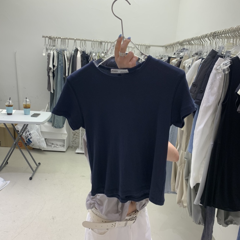 PADO韓國直郵女士新款人氣推薦職業休閑時尚熱賣26春夏T恤PADOT恤圖色7