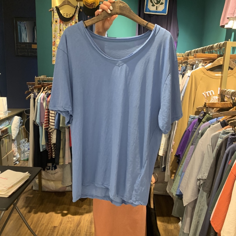 MERCI LINDA韓國直郵實拍女裝新款職業休閑26春夏人氣T恤MERCI LINDAT恤圖色1