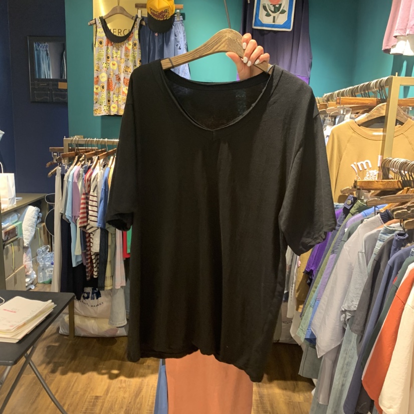 MERCI LINDA韓國直郵實拍女裝新款職業休閑26春夏人氣T恤MERCI LINDAT恤圖色2