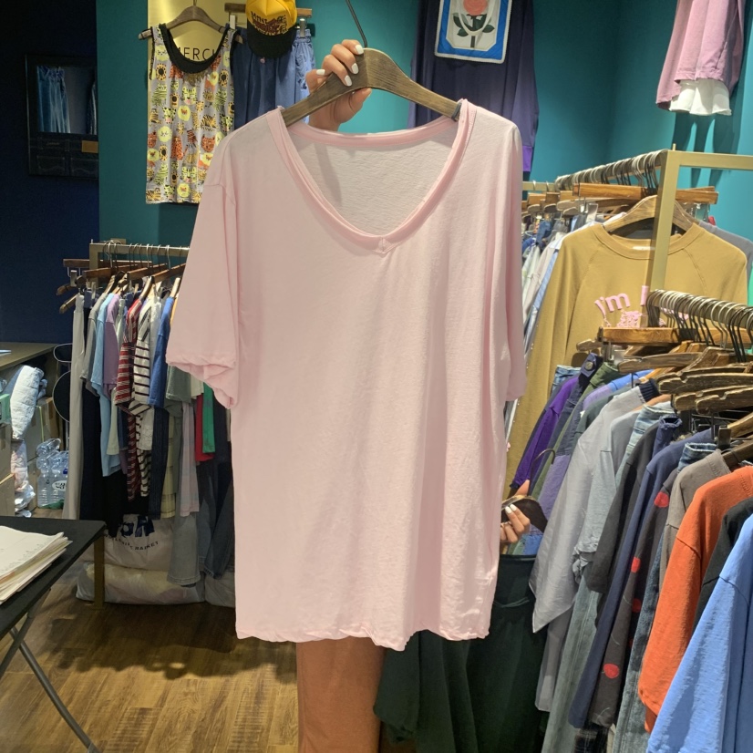 MERCI LINDA韓國直郵實拍女裝新款職業休閑26春夏人氣T恤MERCI LINDAT恤圖色6