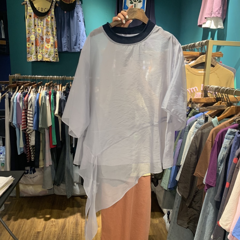 MERCI LINDA韓國東大門直郵女士新品推薦熱賣職業時尚T恤MERCI LINDAT恤圖色1