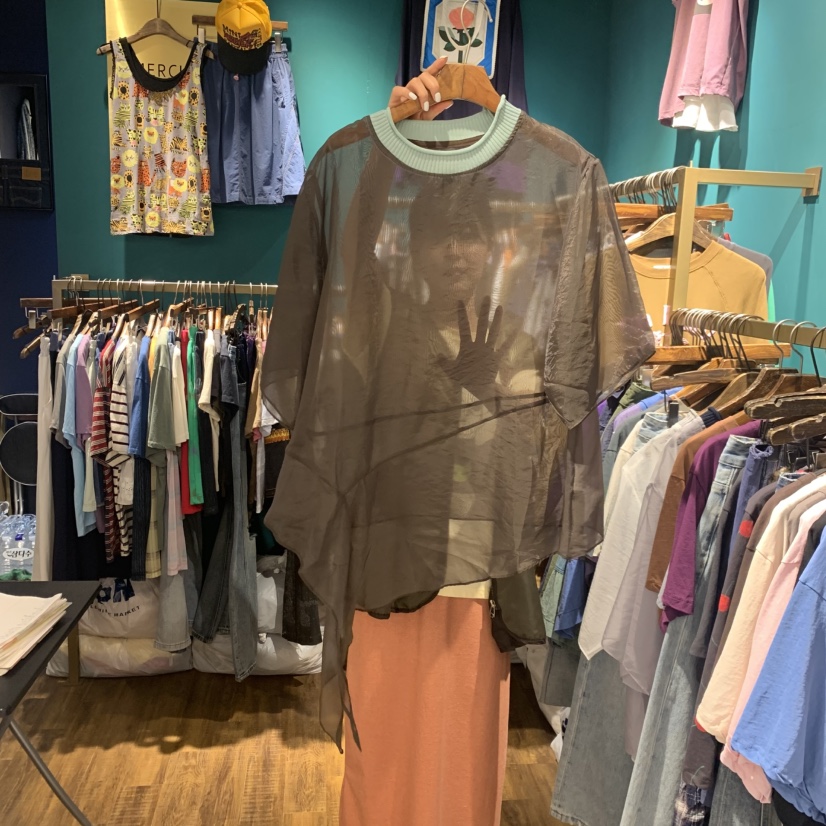 MERCI LINDA韓國東大門直郵女士新品推薦熱賣職業時尚T恤MERCI LINDAT恤圖色2