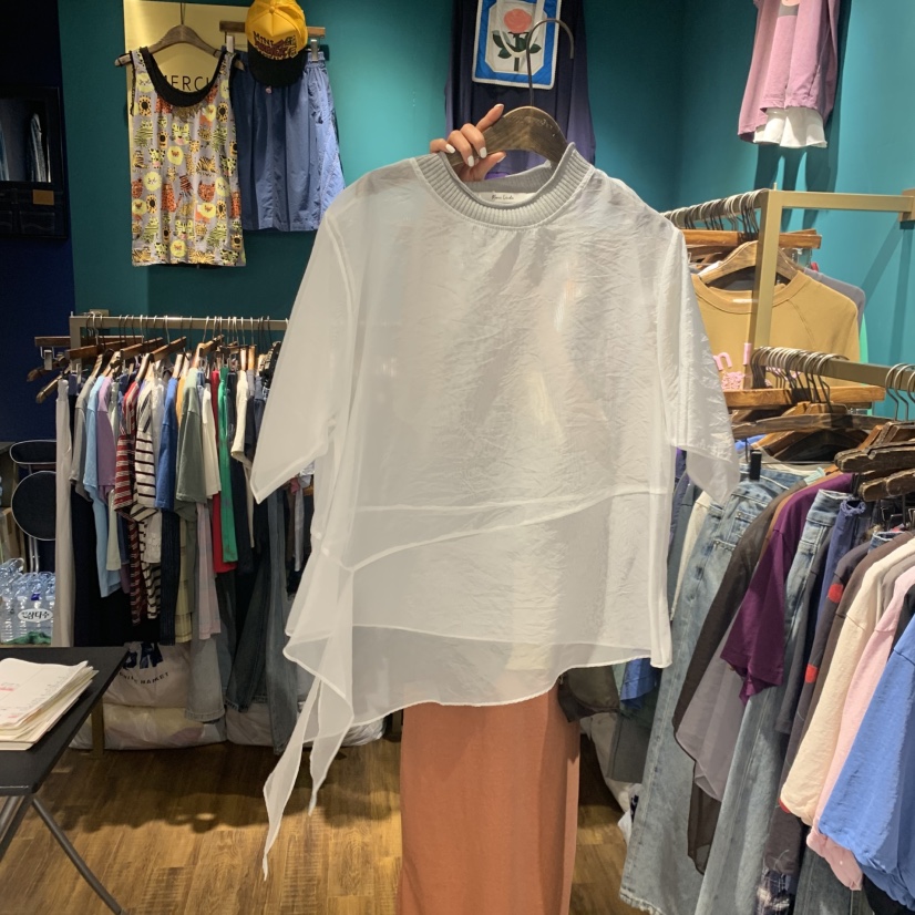 MERCI LINDA韓國東大門直郵女士新品推薦熱賣職業時尚T恤MERCI LINDAT恤圖色3