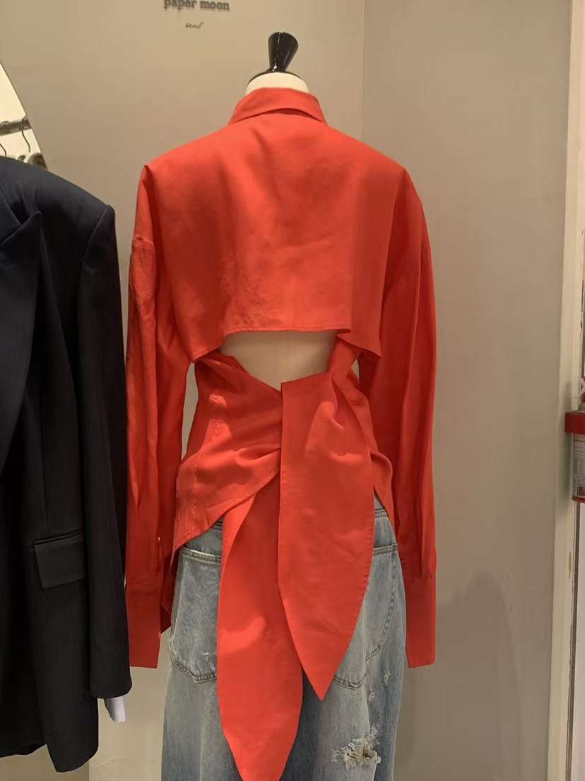 PAPERMOON韓國東大門直郵女裝新品休閑時尚襯衫蕾絲衫鏤空paper moon襯衫/蕾絲衫