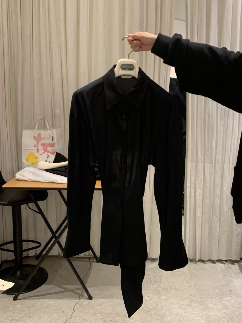 PAPERMOON韓國東大門直郵女裝新品休閑時尚襯衫蕾絲衫鏤空paper moon襯衫/蕾絲衫圖色3