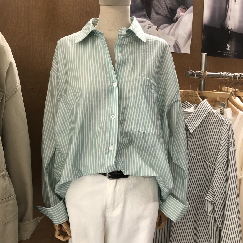 BLAIR韓國東大門代購女士新款26春夏時尚人氣休閑襯衫蕾絲衫BLAIR seoul襯衫/蕾絲衫圖色1