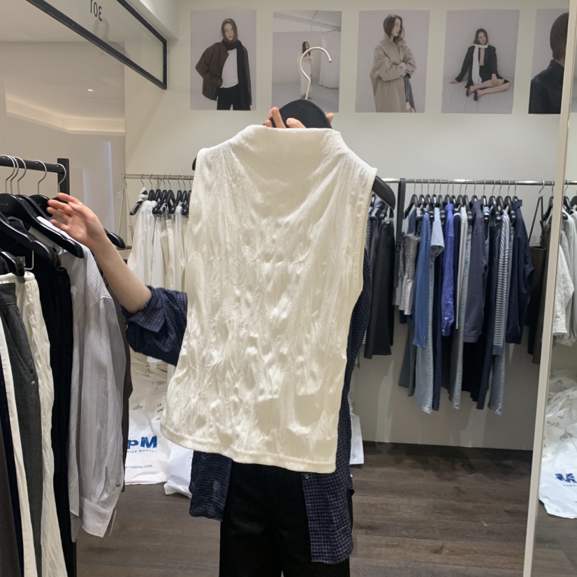 OURIN/THIS IS韓國東大門直郵女裝新品時尚職業吊帶背心OURIN/THIS IS吊帶/背心