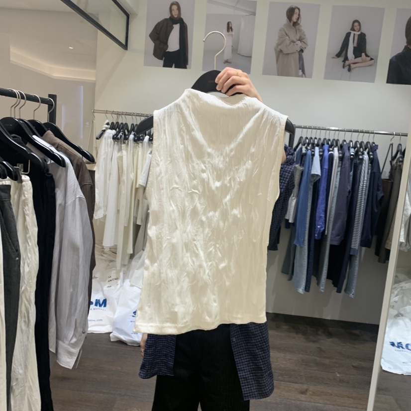 OURIN/THIS IS韓國東大門直郵女裝新品時尚職業吊帶背心OURIN/THIS IS吊帶/背心圖色1