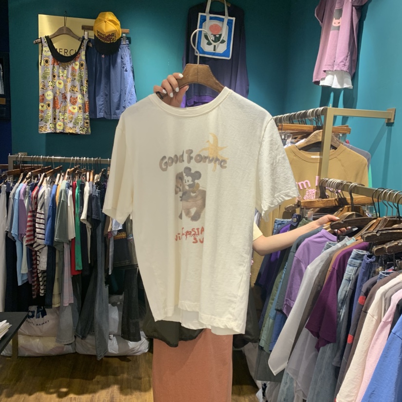 MERCI LINDA韓國代購女裝新品熱賣人氣時尚26春夏推薦T恤MERCI LINDAT恤圖色1