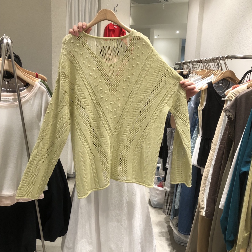 SSEMIENNE韓國東大門代購女裝新品熱賣26春夏針織衫不含腰帶SSENIQUE/SSEMIENNE針織衫