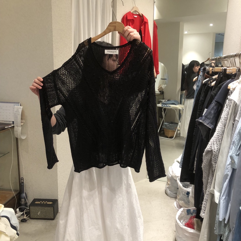 SSEMIENNE韓國東大門代購女裝新品熱賣26春夏針織衫不含腰帶SSENIQUE/SSEMIENNE針織衫圖色3