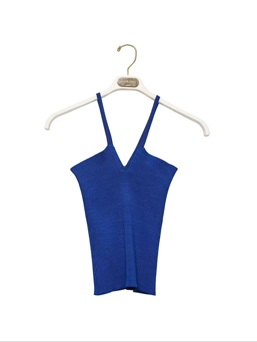 PAPERMOON韓國東大門直郵女士新品人氣推薦休閑吊帶背心羅紋paper moon吊帶/背心圖色2