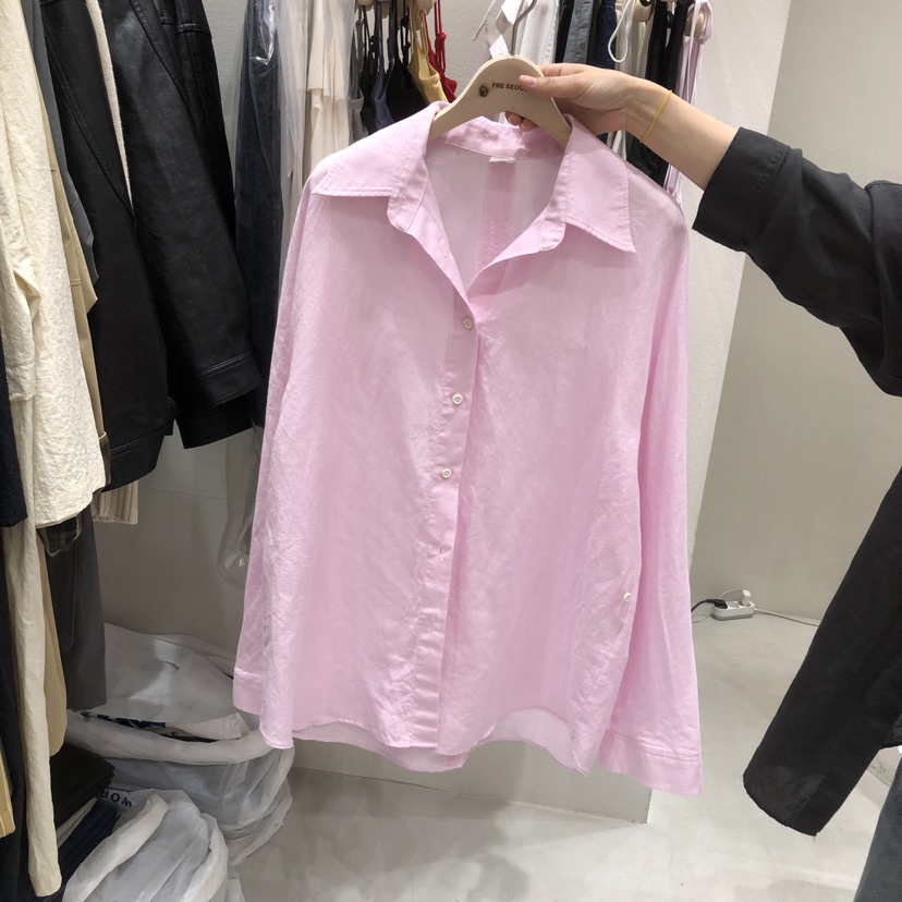 FRE韓國東大門直郵女裝新品時尚推薦職業休閑26春夏襯衫蕾絲衫FRE SEOUL襯衫/蕾絲衫圖色2