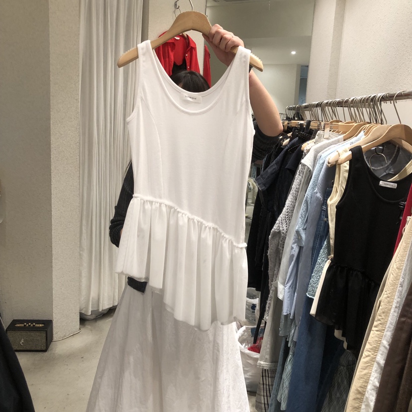 SSEMIENNE韓國東大門直郵女士新款熱賣人氣推薦連衣裙不對稱SSENIQUE/SSEMIENNE連衣裙圖色1